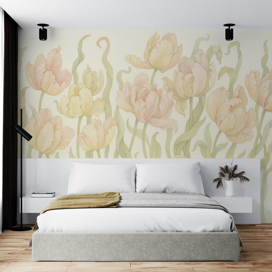Finom tulipánok lágy árnyalatokban Finom tulipánok lágy árnyalatokban