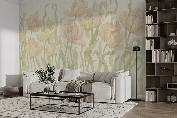 Finom tulipánok lágy árnyalatokban Finom tulipánok lágy árnyalatokban