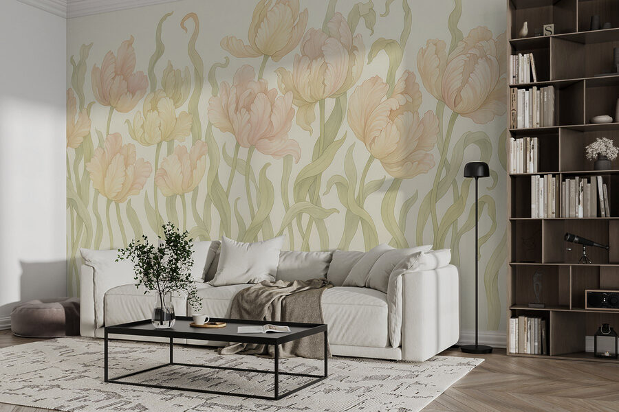 Finom tulipánok lágy árnyalatokban Finom tulipánok lágy árnyalatokban