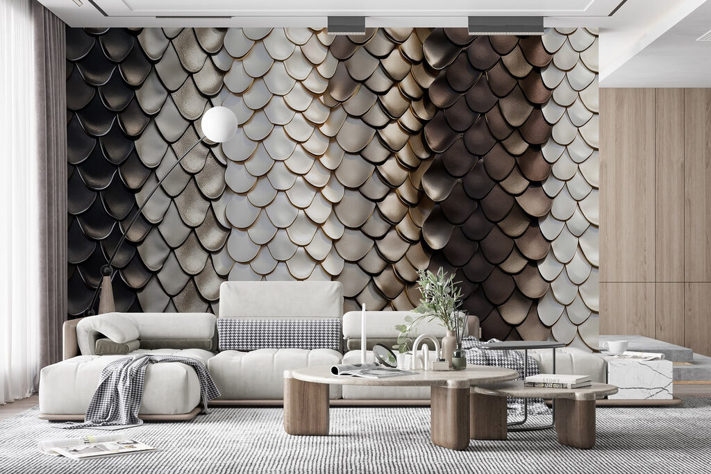 Textured patterns in neutral hues