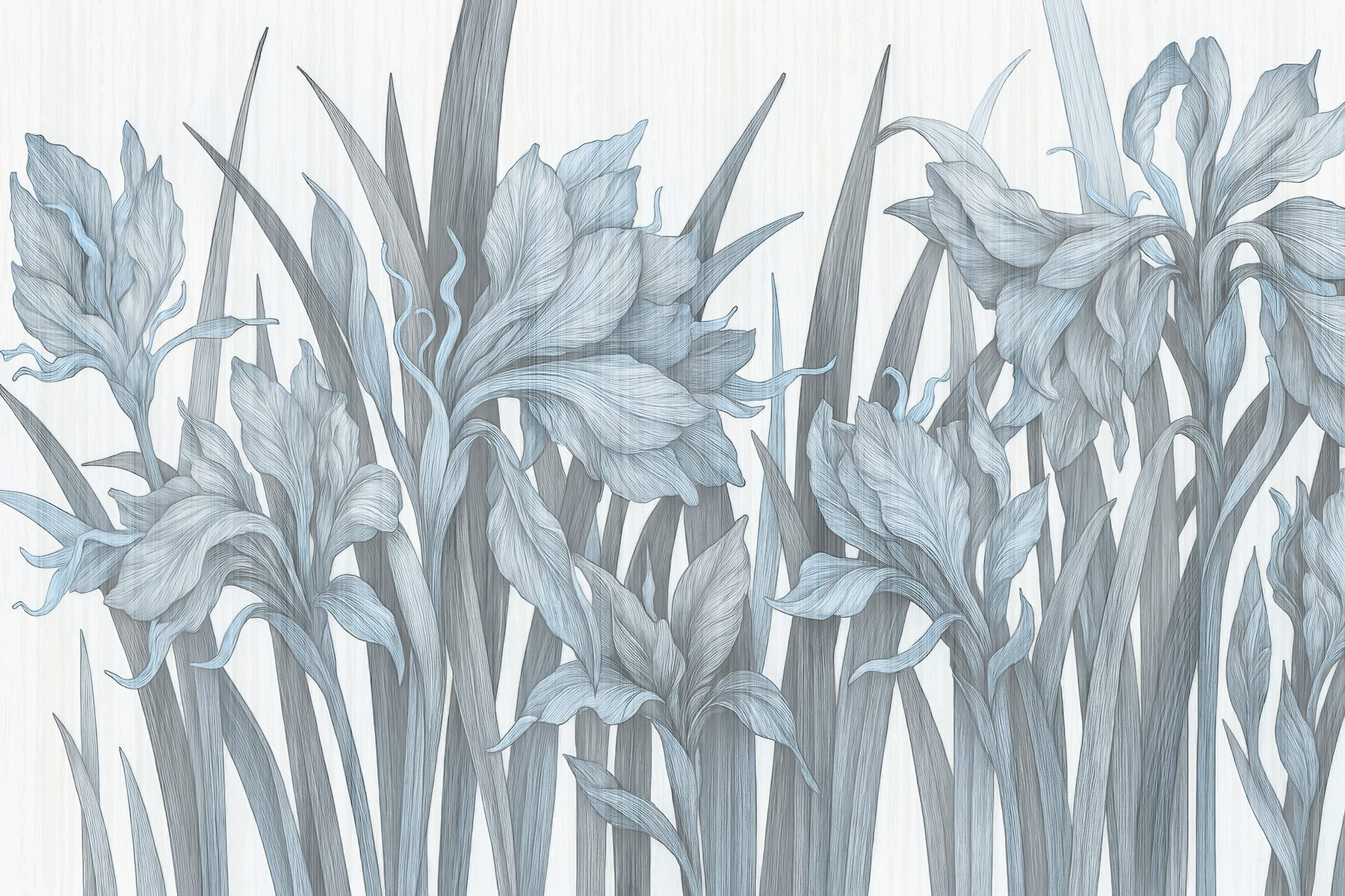 Delicate blooms in tranquil hues