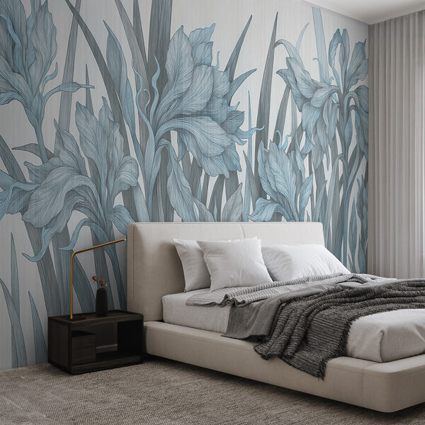 Fotótapéta Fotótapéta Finom virágok nyugodt árnyalatokban (Cikkszám: w03829v2)