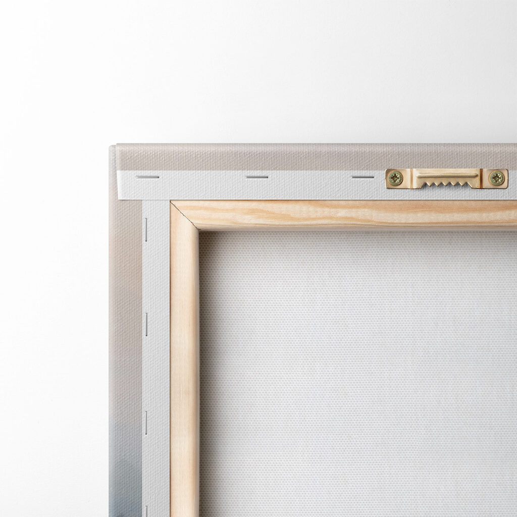 Mountain range with clouds