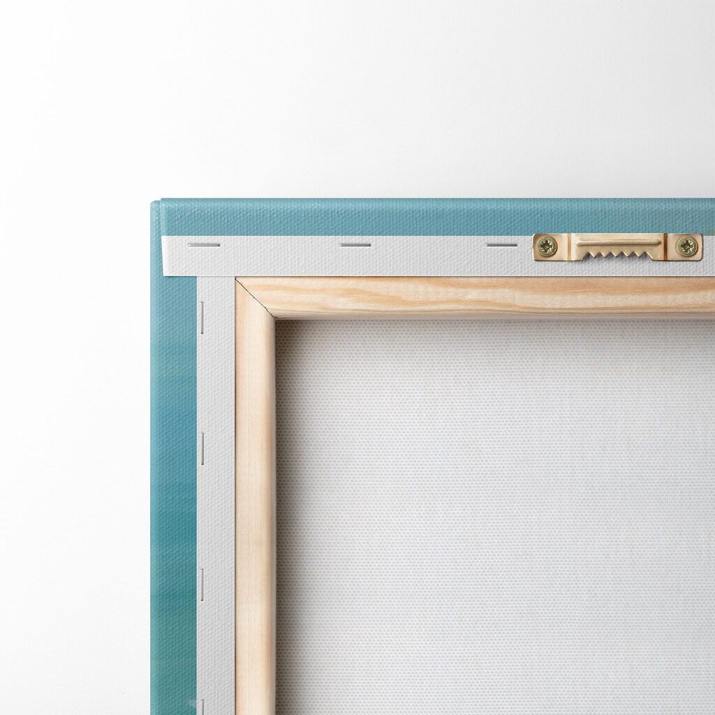 Beach with palm trees and blue water