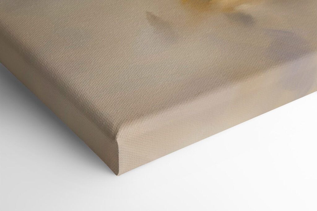 Painting of a village on a hill Painting of a village on a hill