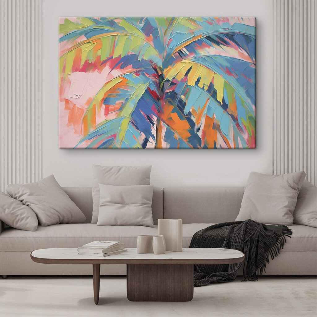 Painting of a palm tree Painting of a palm tree