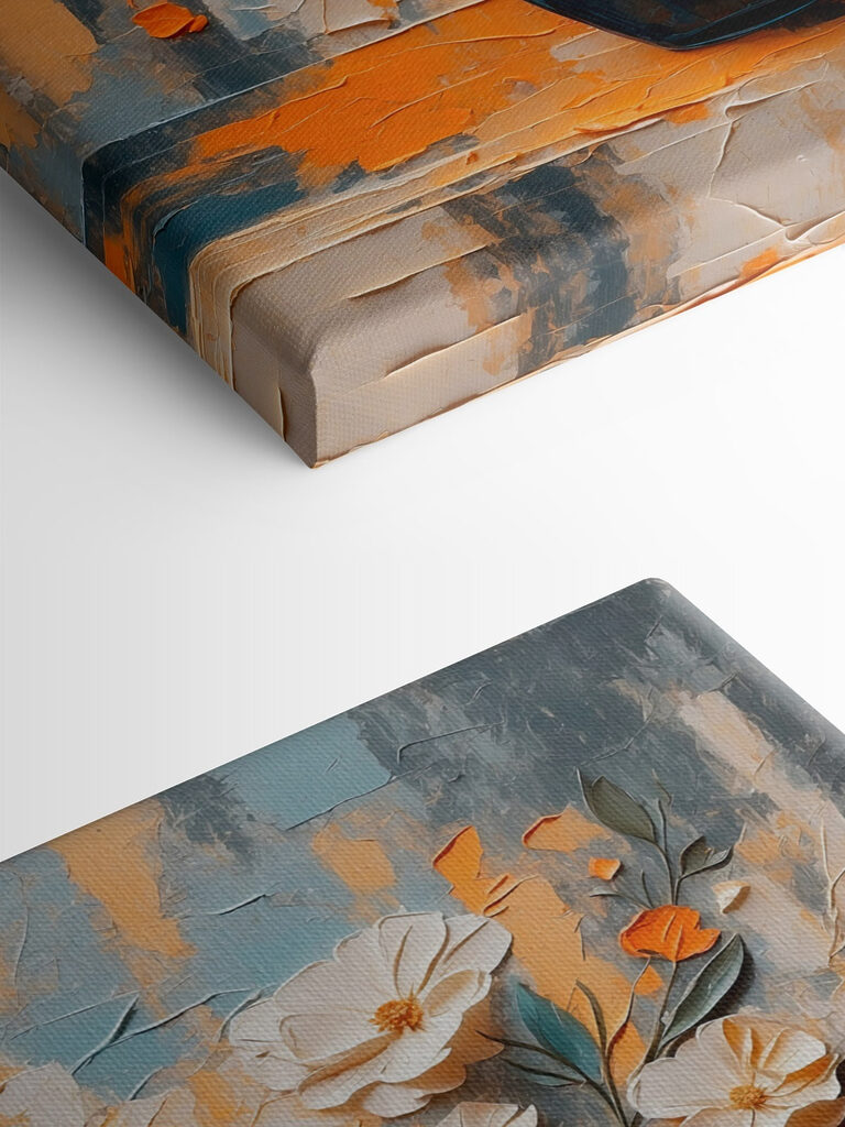 Painting of flowers in a vase Painting of flowers in a vase