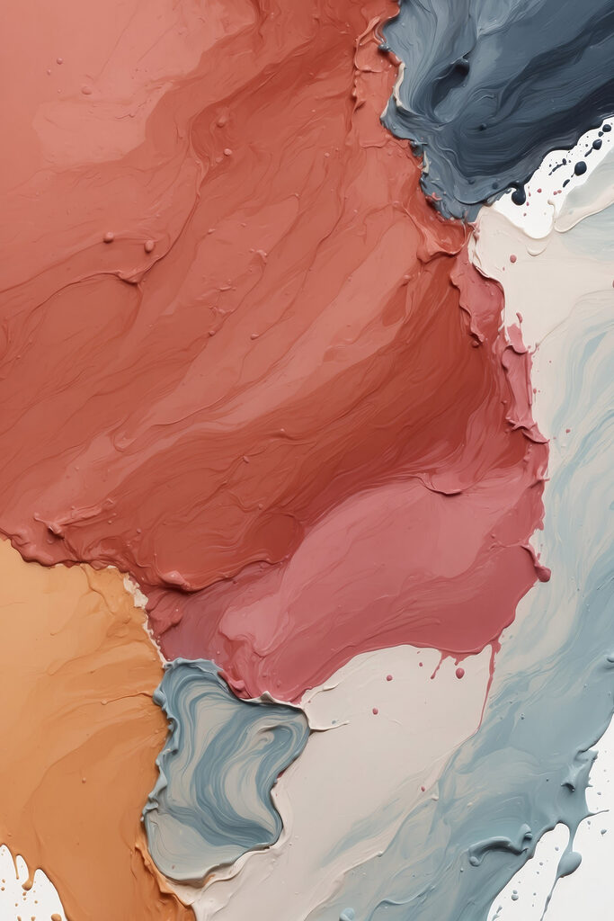 - Abstract color palette in motion