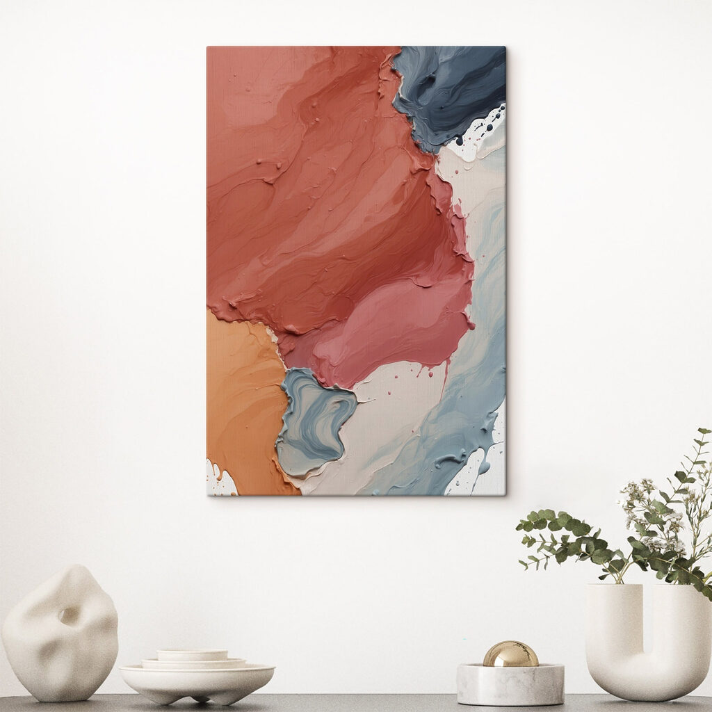 - Abstract color palette in motion