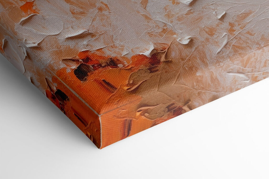 Textured canvas with warm tones Textured canvas with warm tones