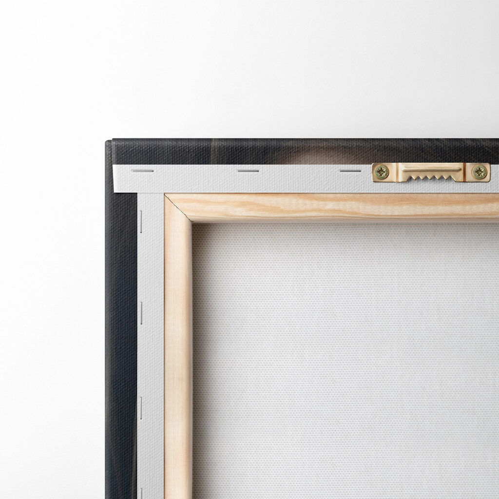 Woman's face with a torn paper