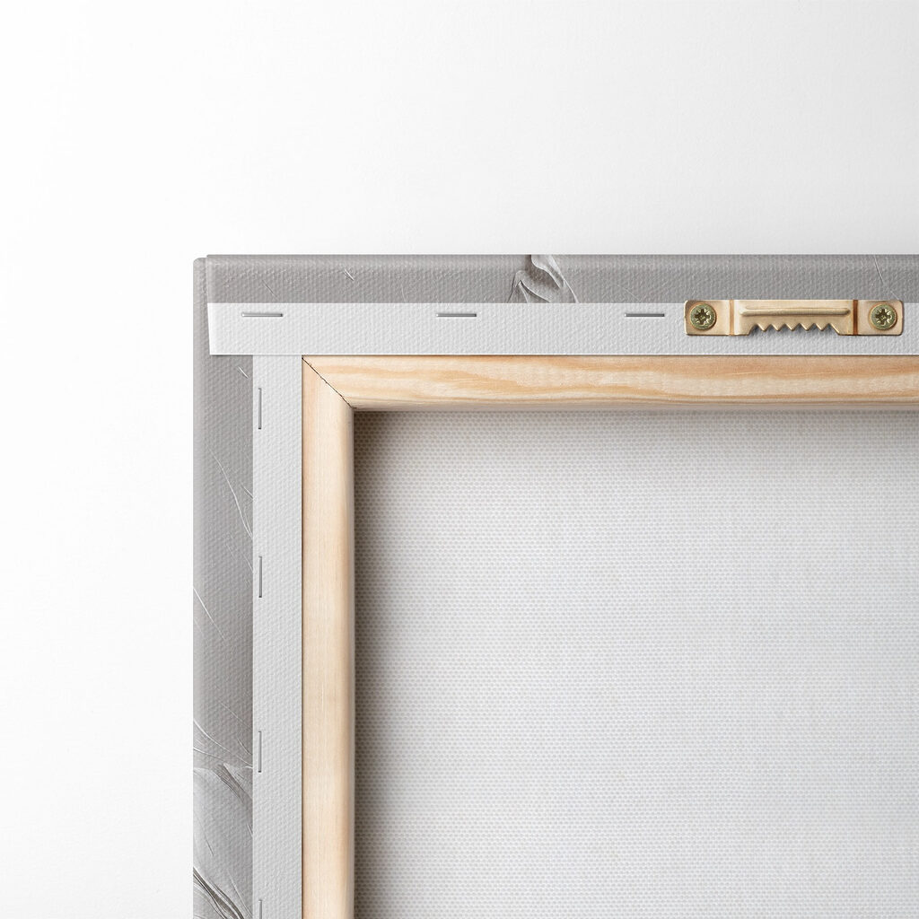 White flower with leaves