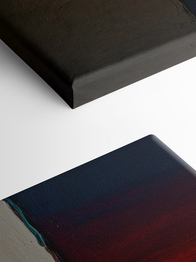 Abstract shapes in bold colors