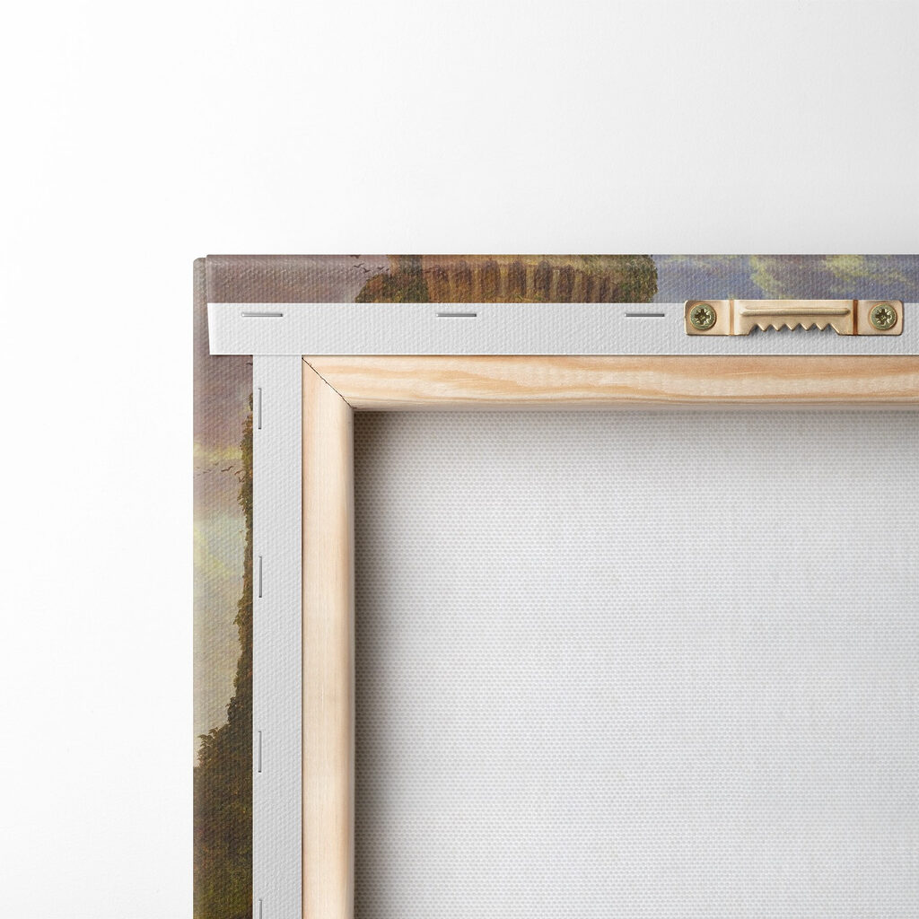 Painting of a castle tower