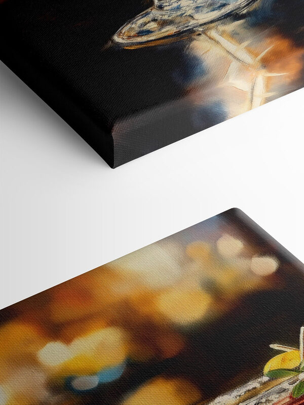 Két pohár ital egy asztalon Két pohár ital egy asztalon