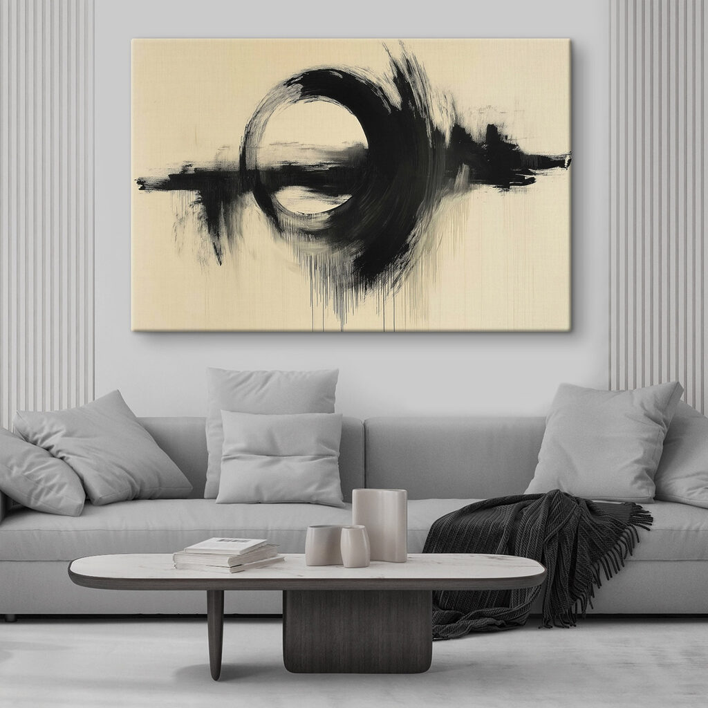 Black circle with white background Black circle with white background