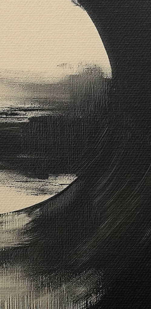 Black circle with white background Black circle with white background