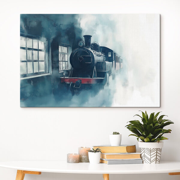 Vászonképek Vonat egy szobában (Cikkszám: s44178) Vászonképek Vászonképek Vonat egy szobában (Cikkszám: s44178)