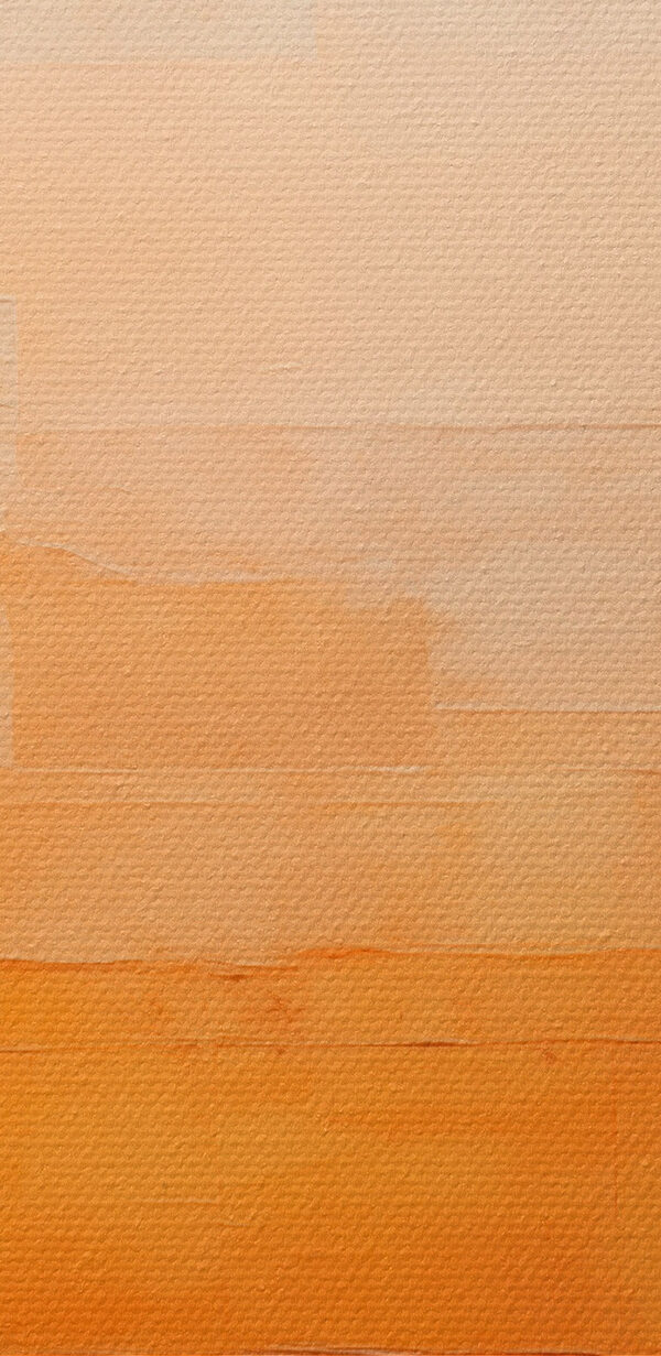 Wall with orange and white stripes