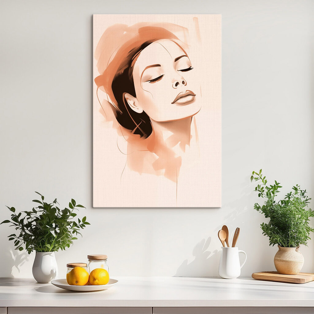 Elegant portrait with serene expression Elegant portrait with serene expression