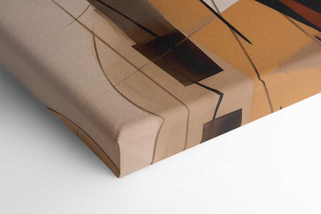 Painting of a woman's face