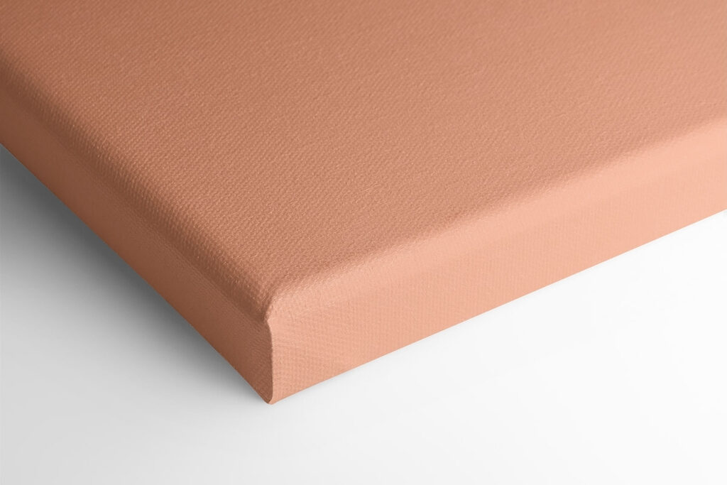 Serene expression in soft tones