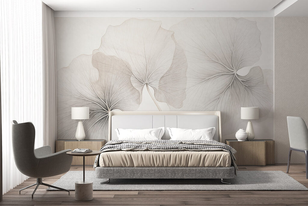 Delicate leaves in soft hues Delicate leaves in soft hues