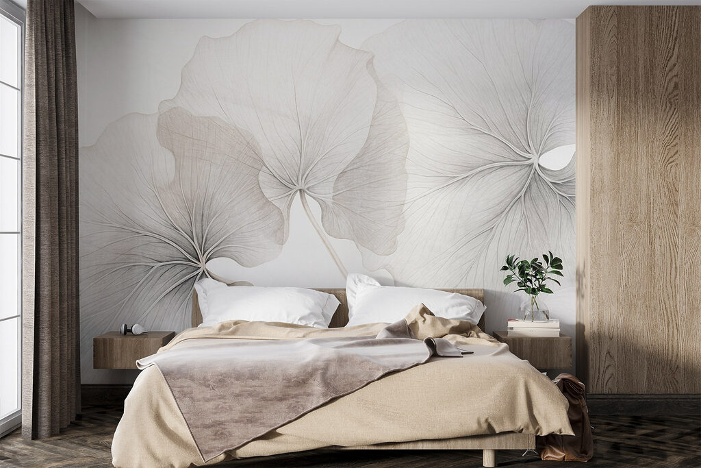 Delicate leaves in soft hues Delicate leaves in soft hues