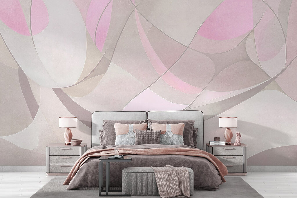 Pink and grey art Pink and grey art