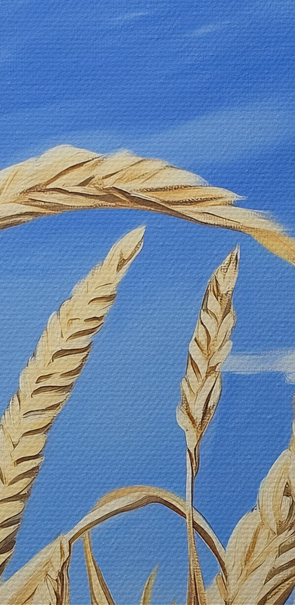 Festmény búza egy mezőn Festmény búza egy mezőn