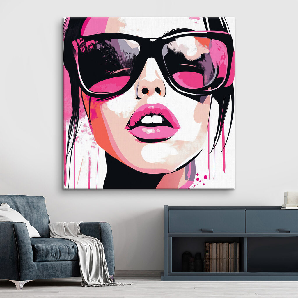 Woman wearing sunglasses