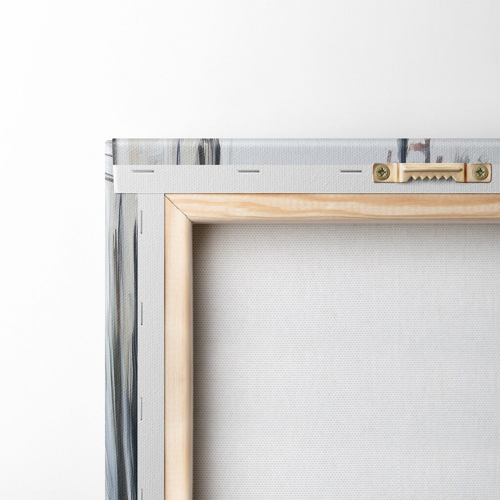 Painting of a woman in a white dress