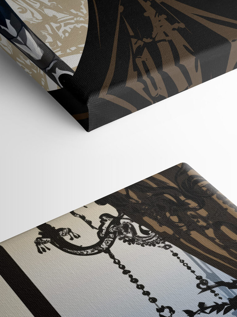 Silhouette of a woman in a dress