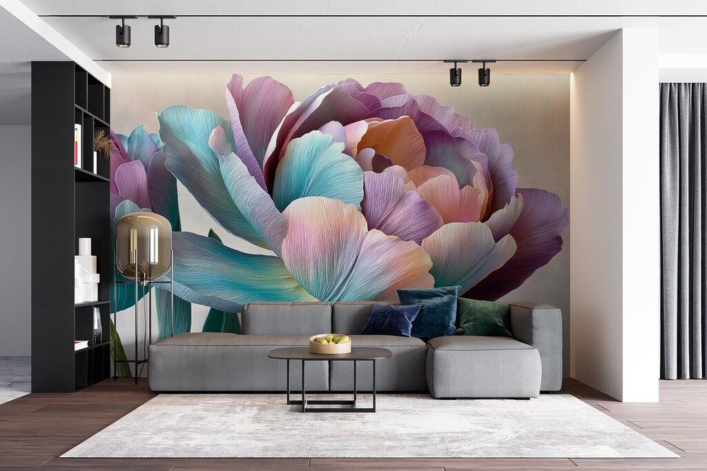 Delicate petals in soft hues