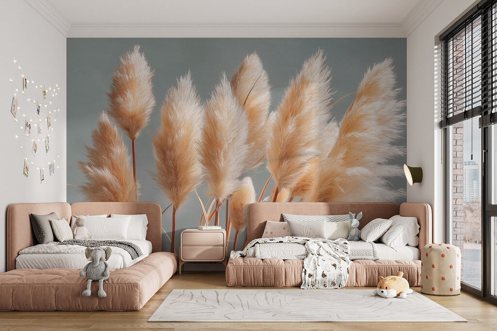 Group of fluffy plants Group of fluffy plants