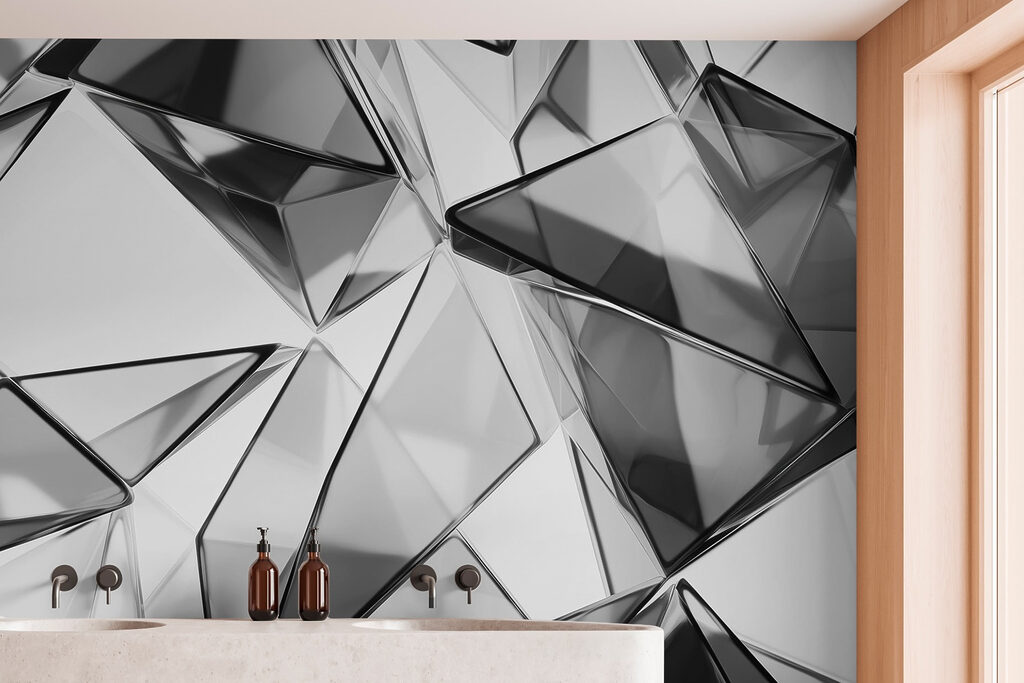 Group of glass triangles Group of glass triangles