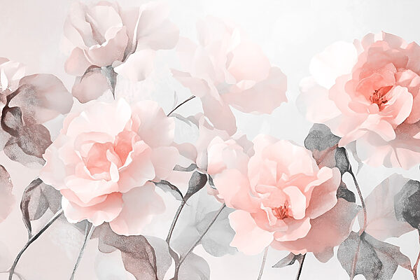 Group of pink flowers