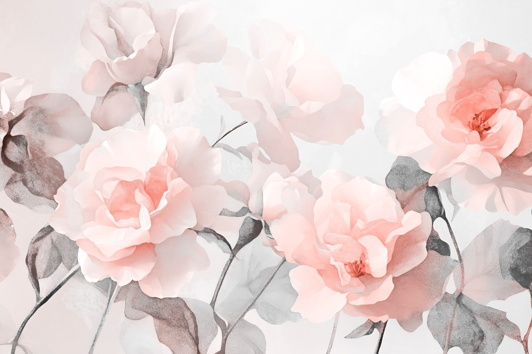 Group of pink flowers