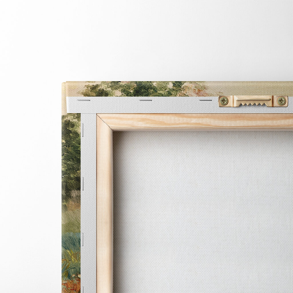 Painting of a field of flowers