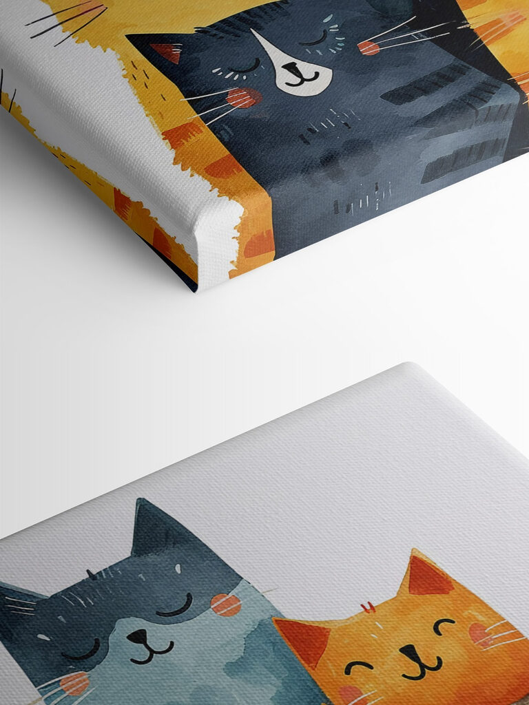 A group of cats with different colors