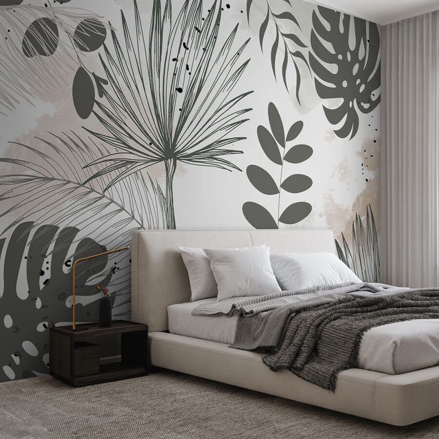 Természet ihlette botanikai illusztráció design