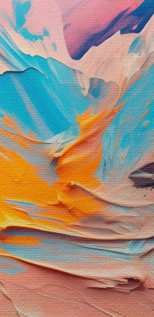 Vibrant hues collide in harmony Vibrant hues collide in harmony