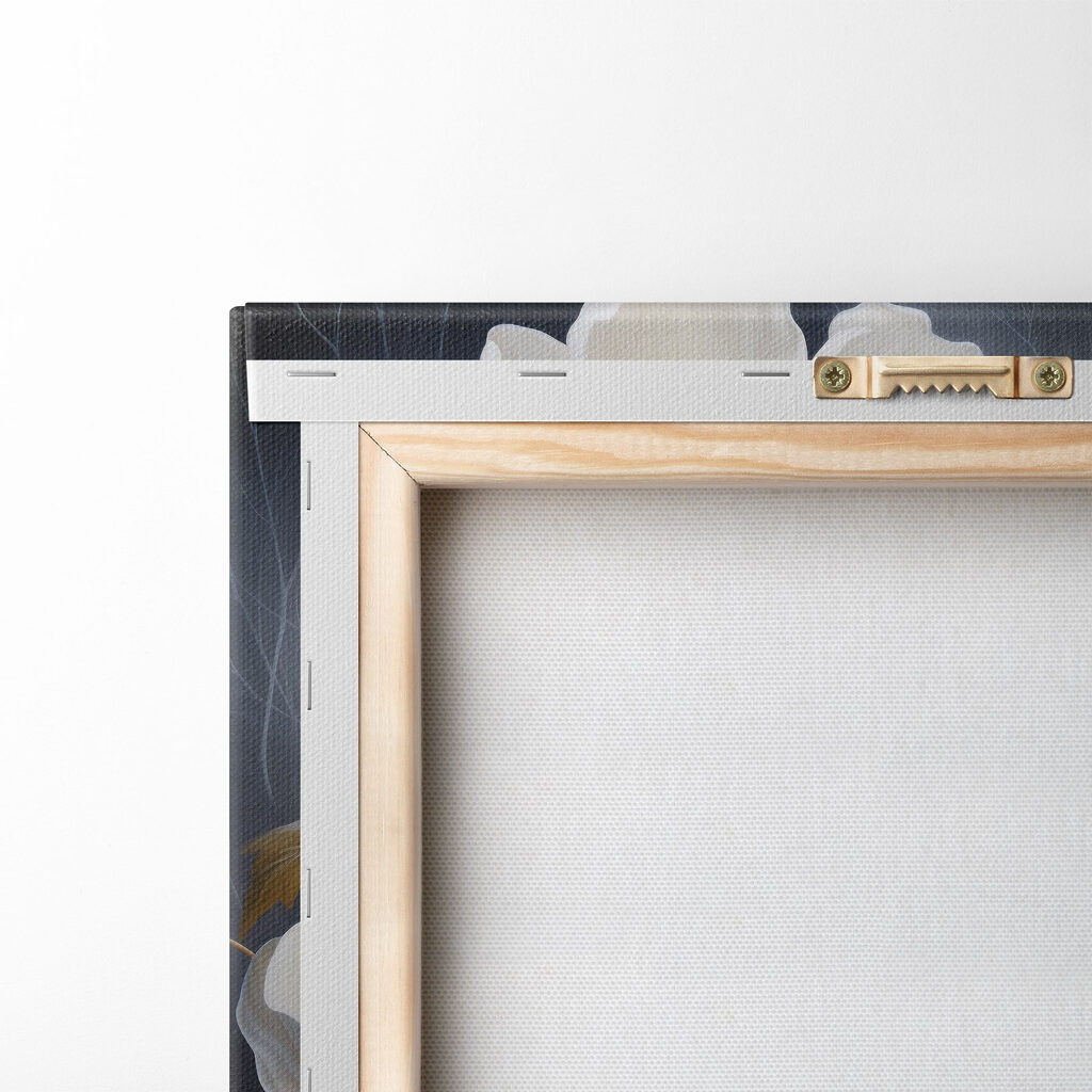 Painting of white flowers