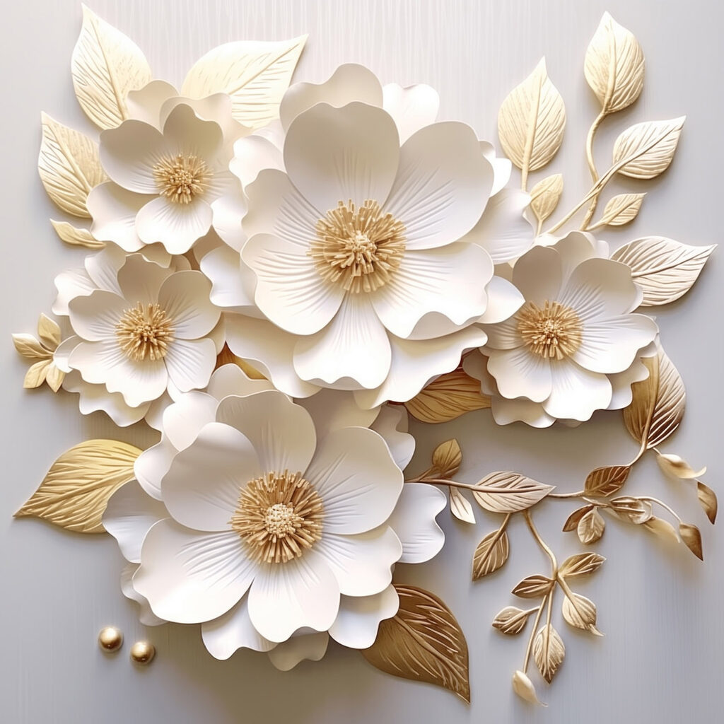 Elegant floral arrangement in soft tones