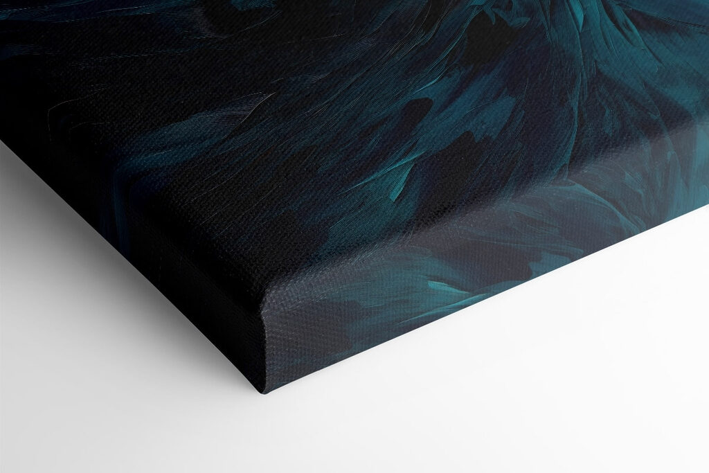 Colorful painting of a swirl