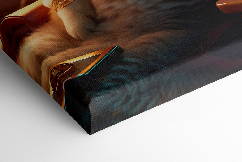 Cat wearing sunglasses and a necklace sitting in a chair