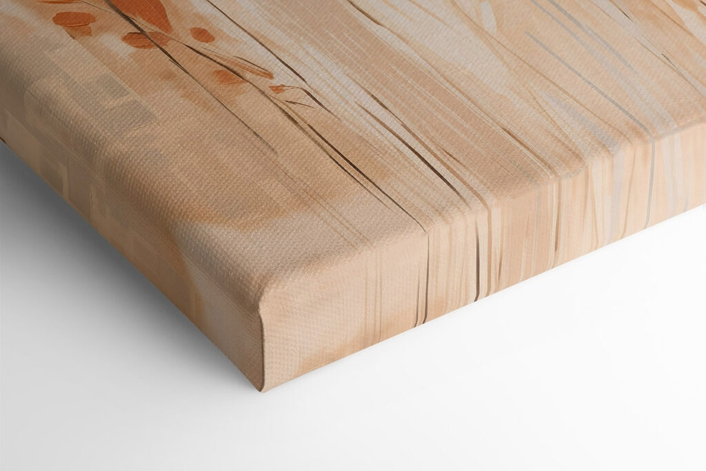 Painting of plants with leaves