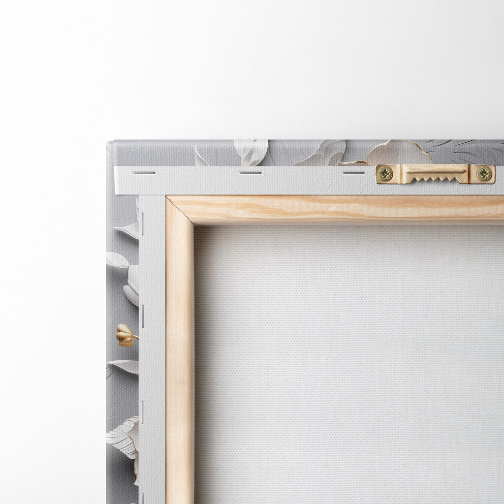 Delicate blooms on textured background