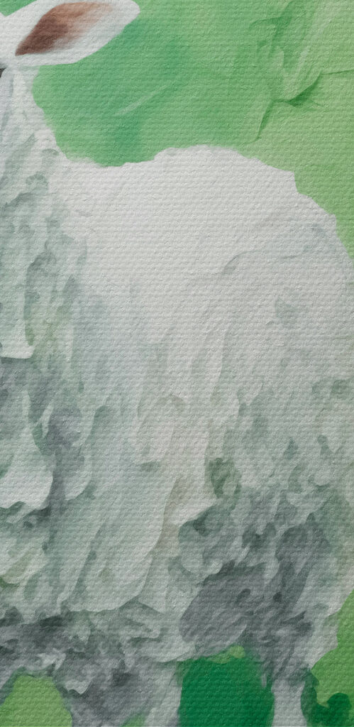 Painting of a sheep