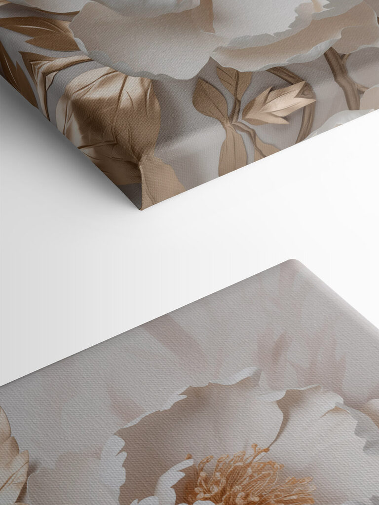 Delicate blooms in soft colors